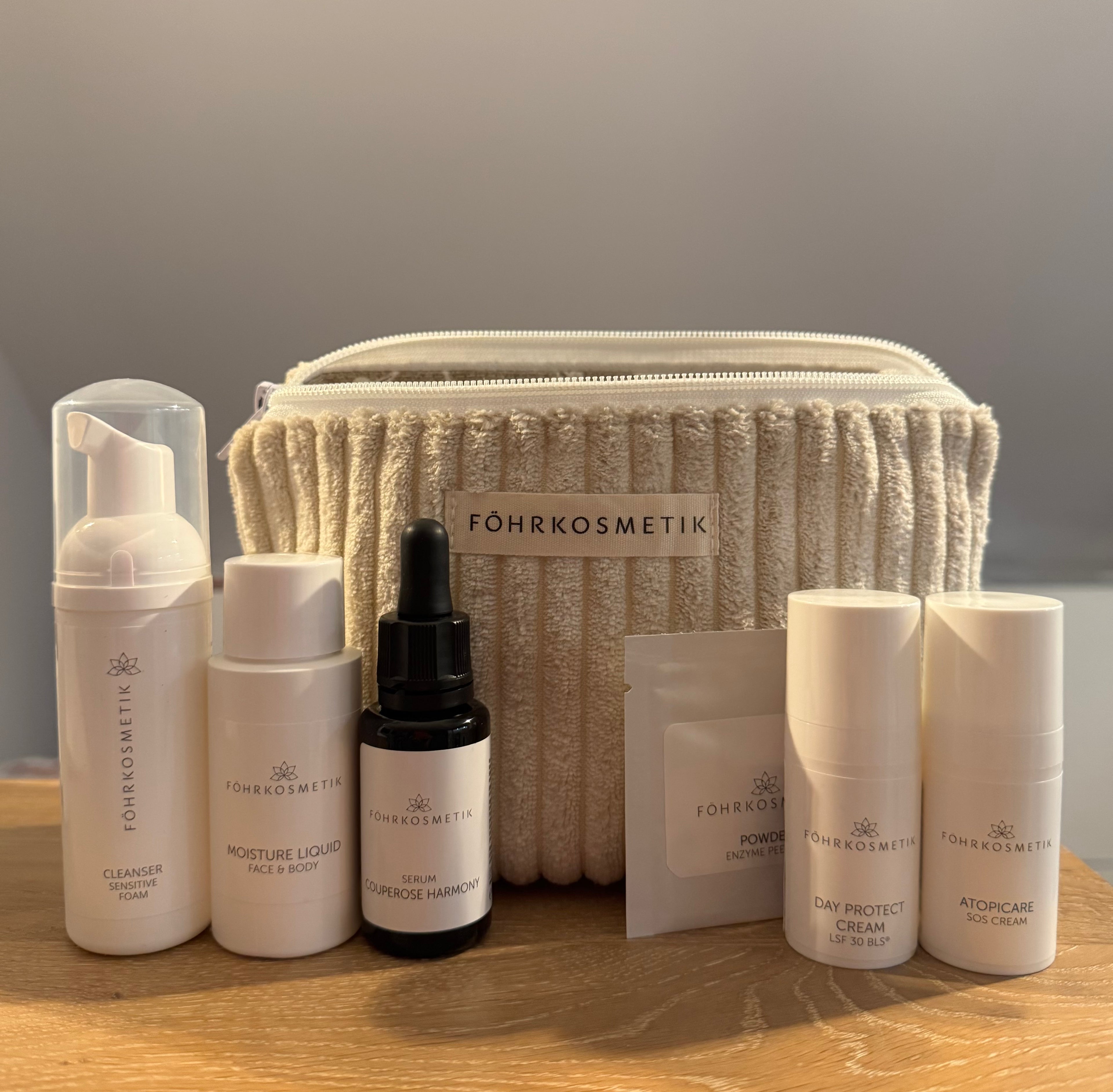 Föhrkosmetik Reiseset für Couperose Haut - Clean Neurokosmetik gegen Rötungen