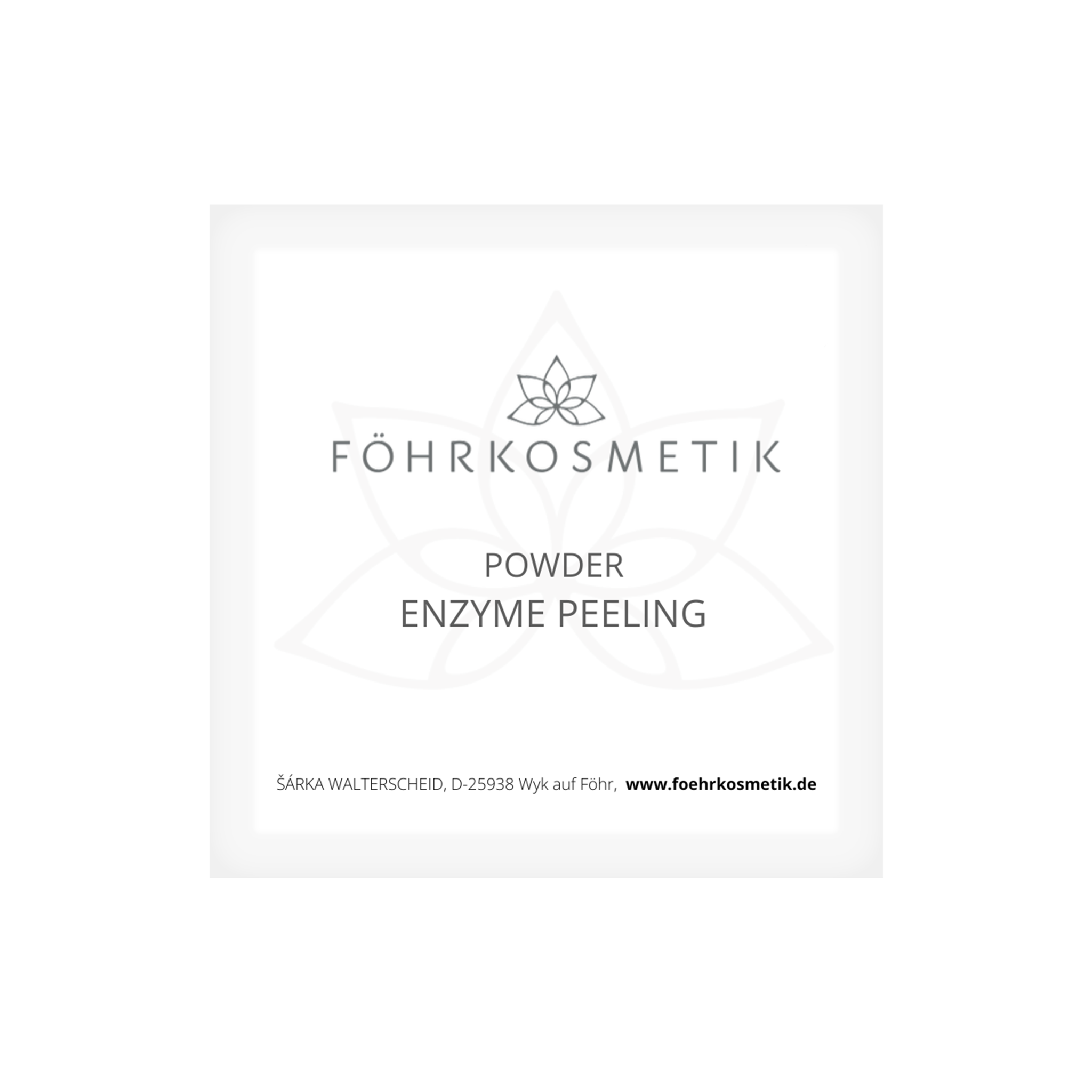 POWDER ENZYME PEELING