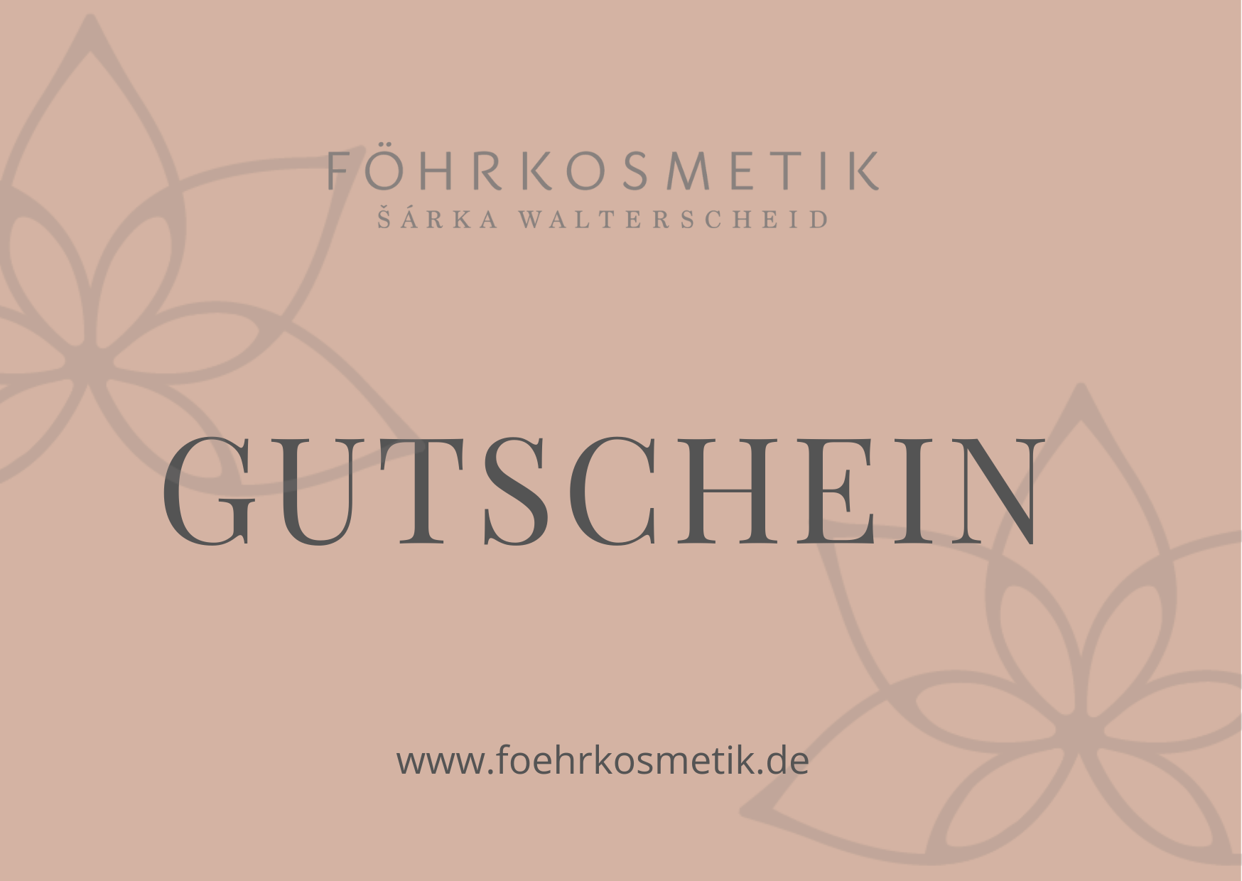 FÖHRKOSMETIK GESCHENKGUTSCHEIN