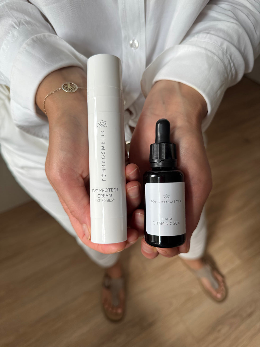SOMMER DUO SET - VITAMIN C 20% SERUM &amp; DAY PROTECT CREAM LSF 30