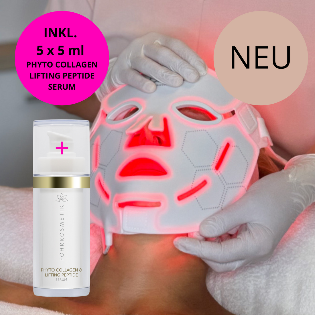 LED LIFTING MASKE NUR IN 10 MINUTEN